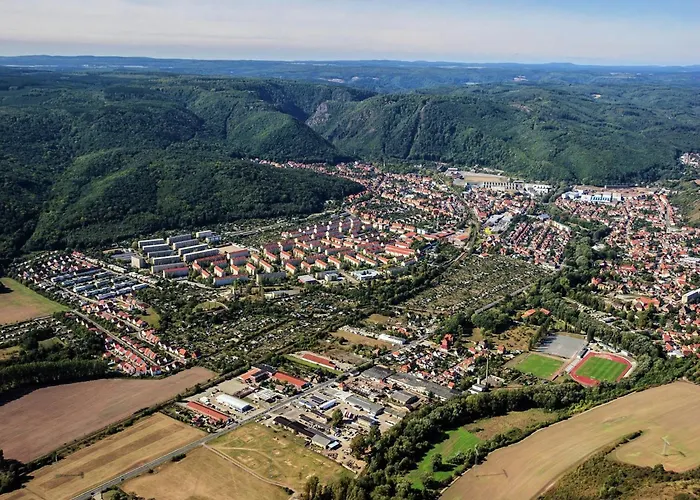 Apartman Modernes Ferienhaus In Der Naehe Des Waldes In Thale *