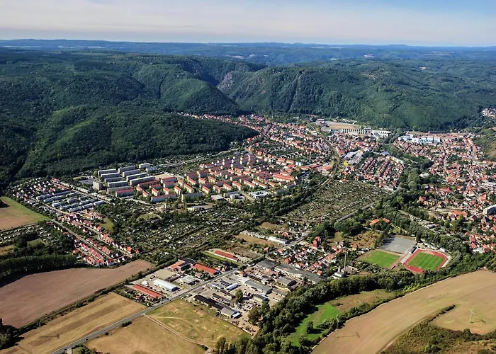 Apartman Modernes Ferienhaus In Der Naehe Des Waldes In Thale Thale