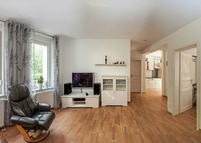 Apartman Modernes Ferienhaus In Der Naehe Des Waldes In Thale